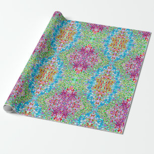 Papier Cadeau Emballage multicolore de rotations
