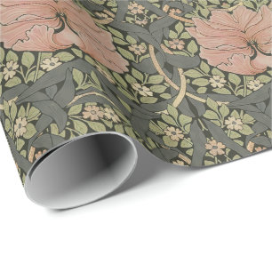 Papier Cadeau Emballage vintage William Morris Pimpernel
