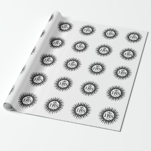 Papier Cadeau Emblème de la Compagnie de Jésus Monogramme