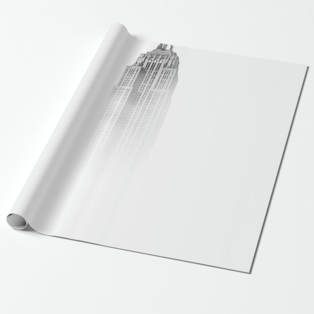 PAPIER CADEAU EMPIRE STATE BUILING SKETCH (Déroulé)