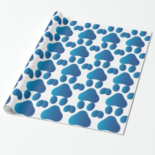 Papier Cadeau Empreinte de patte petit