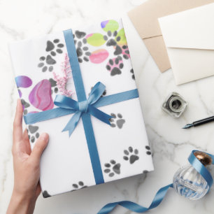 Papier Cadeau Empreintes pour animaux