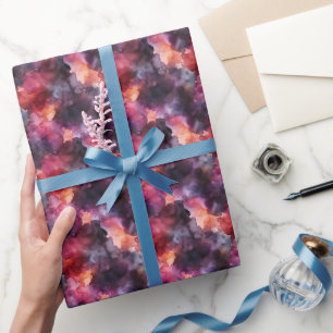 Papier Cadeau Encre alcoolique arc-en-ciel