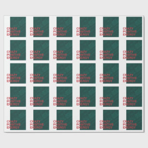 Papier Cadeau Energie Positive Fou - Conception De Devis Moderne