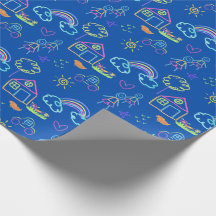 Enfants Doodles Colorful Kids Dessins Enveloppemen