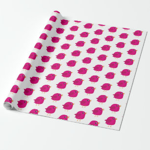 Papier Cadeau Enfants oiseau mignon
