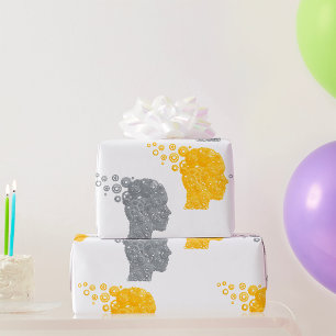 Papier Cadeau Engins de tête humaine