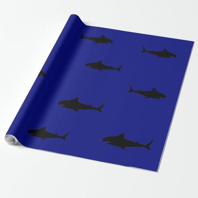 Papier Cadeau Enlèvement de requins (Déroulé)