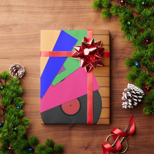 Papier Cadeau Enregistrements phonographiques (Créateur téléchargé)