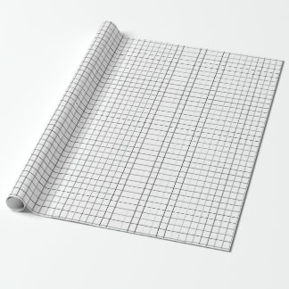Papier cadeau enrobé noir et blanc