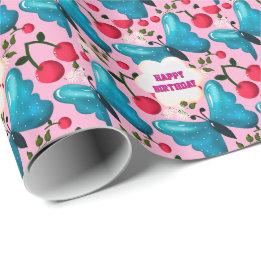 Papier Cadeau Ensemble personnalisé pour fête d'anniversaire sur