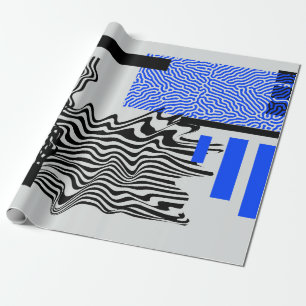 Papier Cadeau Ensemble universel de formes géométriques modernes