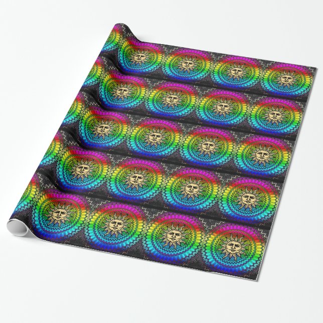 Papier Cadeau Ensoleillé (Déroulé)