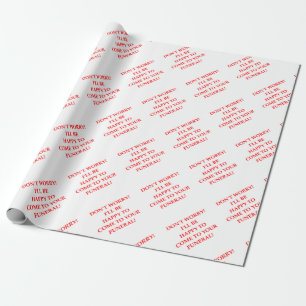 PAPIER CADEAU ENTERREMENT