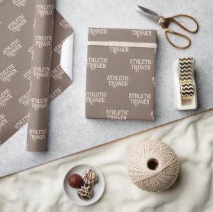 Papier Cadeau Entraîneur Athlétique Formation Athlétique