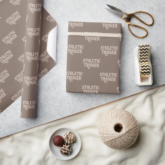 Papier Cadeau Entraîneur Athlétique Formation Athlétique  (Artisanat)