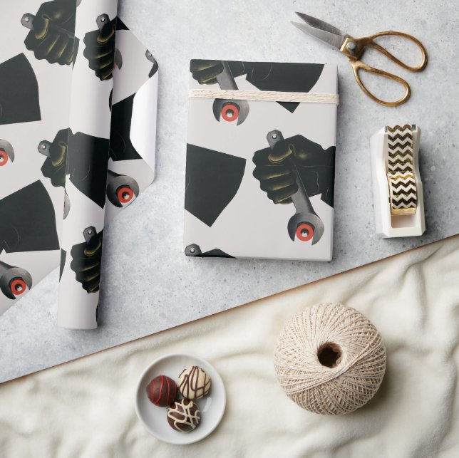 Papier Cadeau Entreprise vintage, Fabrication Usine Machiniste (Artisanat)