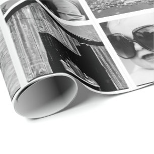 Papier Cadeau Enveloppe cadeau de collage de 42 photos