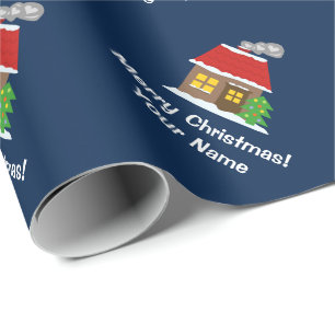 Papier Cadeau Enveloppe cadeau de Noël personnalisée avec jolie