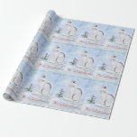 Papier Cadeau Enveloppe cadeau de Noël pour chat et oiseau<br><div class="desc">Un chaton blanc idiot et un cardinal rouge vous souhaitent un Joyeux Noël sur ce magnifique emballage cadeau. Associez-le avec la balise cadeau correspondante pour un emballage cadeau professionnel et unique.</div>