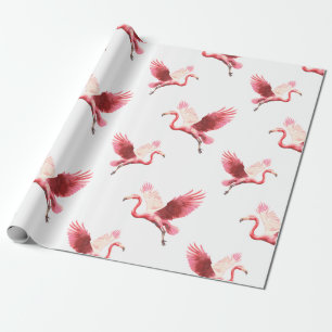 Papier Cadeau Enveloppe cadeau Flamant rose Fanny