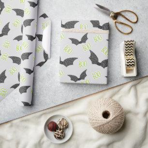 Papier Cadeau Enveloppe cadeau Halloween éffrayante Sorcière v