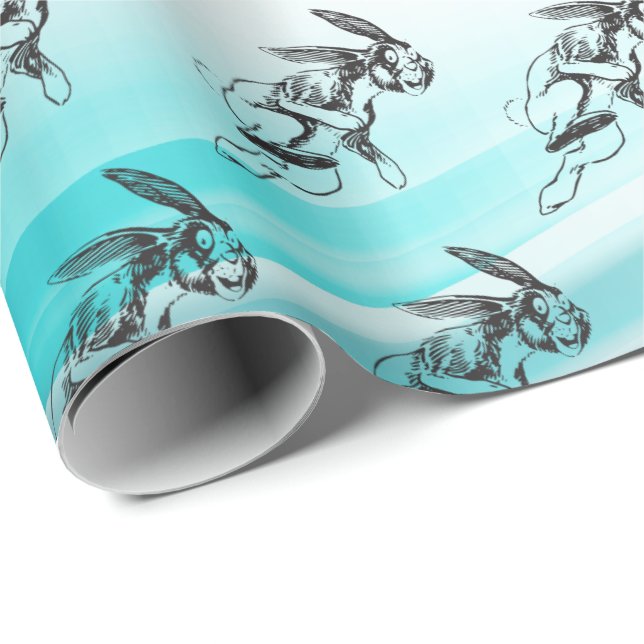 Papier Cadeau Enveloppe cadeau lapin lapin Jack lapin (Coin rond)