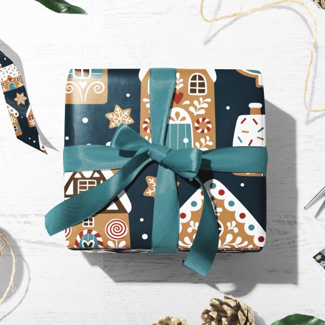 Papier Cadeau Enveloppe cadeau Maison en pain d'épice | Envelopp (Créateur téléchargé)