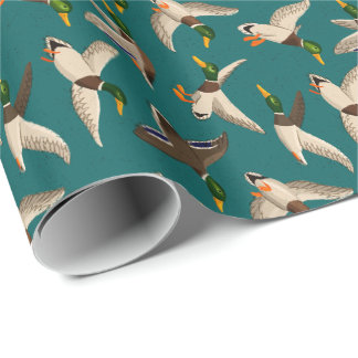 Papier Cadeau Enveloppe cadeau Mallards Turquoise