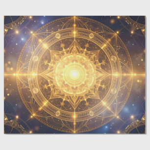 Papier Cadeau Enveloppe cadeau Mandala Cosmique