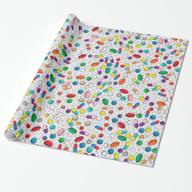 Papier Cadeau Enveloppe Cadeau Médicale (Déroulé)