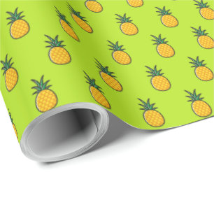 Papier Cadeau Enveloppe cadeau pour ananas Tropical Luau personn