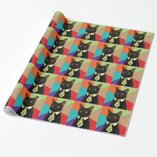 Papier Cadeau Enveloppe cadeau pour chat professionnel