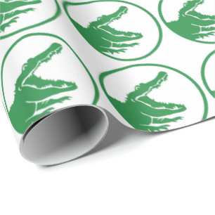 Papier Cadeau Enveloppe de cadeau d'alligator