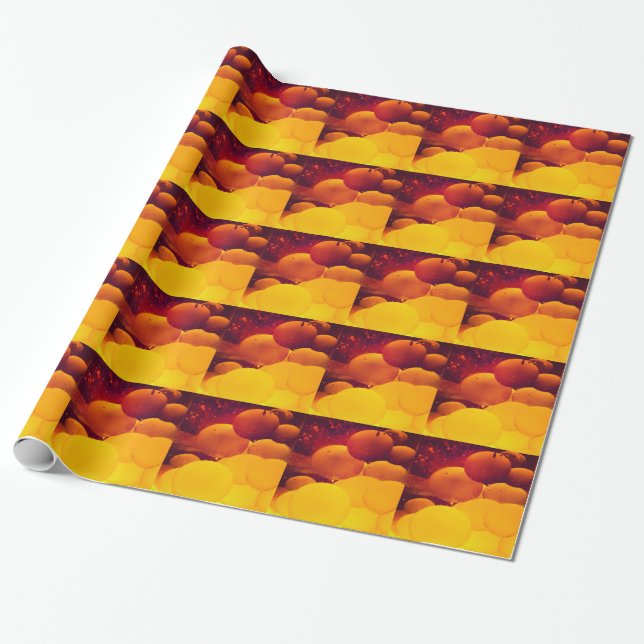 Papier Cadeau Enveloppe de cadeau de lampe de lave (Déroulé)