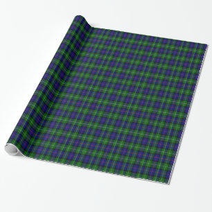 Papier Cadeau Enveloppe de cadeau écossaise de tartan de