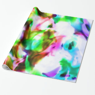 Papier Cadeau Enveloppe de cadeau rêveuse psychédélique