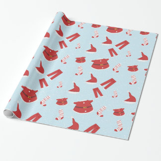 Papier Cadeau enveloppe de cadeau traditionnelle de Noël de