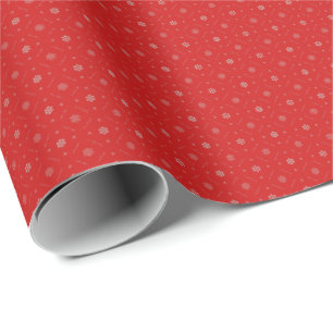 Papier Cadeau Enveloppe de luxe Festive Scarlet - Élégance compl
