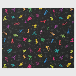 Papier Cadeau Enveloppe de robot