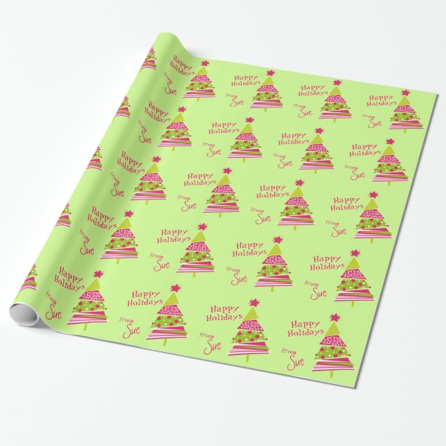 Papier Cadeau Enveloppe lunatique de vacances de VOUS (Déroulé)
