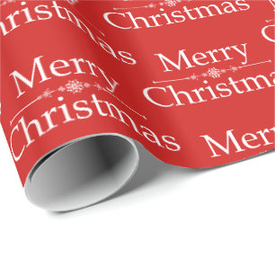 Papier Cadeau Enveloppement de Noël Papier-Joyeux Noël