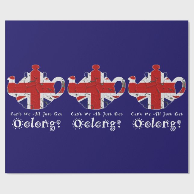 Papier Cadeau Envelopper le papier amusant ne pouvons-nous pas t (Plat)