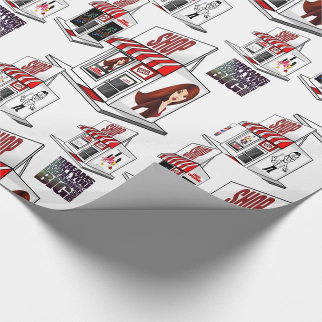 Papier Cadeau Envelopper le papier Stylist (Coin)