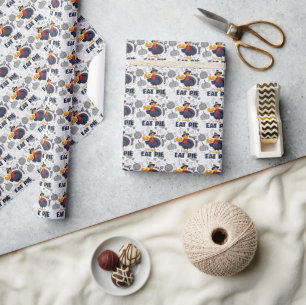 Papier Cadeau Épargnez une dinde, mangez de la tarte ! Drôle de