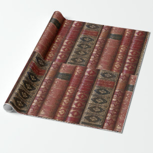 Papier Cadeau Épines de livre très anciennes