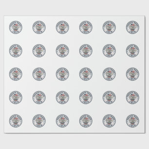 Papier Cadeau Équipage du défilé de la liberté Patriotique Défil