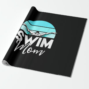 Papier Cadeau Équipe de natation maman Mor école natation Rencon