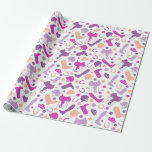 Papier Cadeau Équitation Équestre Équitation À Thème Motif<br><div class="desc">Célébrez les équestres et tous ceux qui aiment les chevaux et l'équitation dans le style avec ce papier d'emballage à motif. L'emballage cadeau présente des illustrations d'équipement d'équitation dans de jolies nuances de violet,  lavande,  rose magenta et pêche avec des accents floraux assortis.</div>