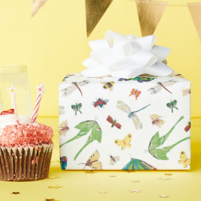 Papier Cadeau Eric Carle | La vie n'est-elle pas belle ? Motif (Fête d'anniversaire)